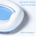 MINVOO Potty for Children 2-in-1 Foldable Toilet Seat Children Travel Potty Baby Potty Trainer Children's Toilet Children's Potty Training Potty for On the Go Home (Blue)