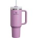 Stanley Quencher H2.0 Flowstate Drinking Bottle with Straw, 1.2 L, Thermal Mug, Cools for 11 Hours, 48 Hours, Ice-Cooled, Dishwasher Safe, Thermos Flask, BPA-Free, Stainless Steel Drinking Cup, Lilac
