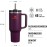 Stanley Quencher H2.0 Flowstate Drinking Bottle with Straw, 1.2 L, Thermal Mug, Cools for 11 Hours, 48 Hours, Ice-Cooled, Dishwasher Safe, Thermos Flask, BPA-Free, Stainless Steel Drinking Cup, Plum