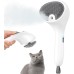 Euqvunn Cat Brush with Steam with Release Button, Ultra Quiet Design/Comfort Handle, Pet Steam Brush, Cat Steamy Brush, Dog Brush, Rechargeable Cats with Spray for Cats, Dogs, Rabbits