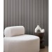 A.S. Création Non-Woven Wallpaper with Wall Panel Motif, 0.53 x 10.05 m, Grey, Anthracite, Black, Wood Effect Wallpaper, Made in Germany, 786284