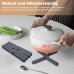 YunSchauen Silicone Pot Coaster, Heat Resistant, 4 Pieces Saucers, Pot Holder, Pot Holder for Pots, Hot Pans, Bowls, Pan Protectors, Pan Protector, Stacking Protection