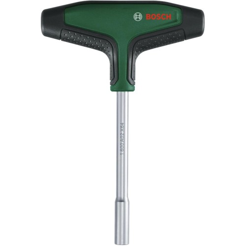 Bosch Bit-Schraubendreher mit T-Griff (hohes Drehmoment bis 46Nm für kraftvolles Schrauben; Schaftlänge 100 mm; magnetischer Bithalter; ergonomischer T-förmiger Handgriff mit Softgrip)