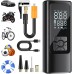 HOVVIDA Electric Air Pump, Bicycle Air Pump, Electric Air Pump Battery, Portable Bicycle Pump Battery, 150 PSI (10.3 Bar) 5V, Auto Shut-Off, LED, for Car, Motorcycle, Bicycle, Ball