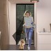 Panngu Fly Screen Balcony Door Magnetic 60 x 190 cm, 2024 Reinforced Fly Curtain, Patio Door, Magnets Door, No Drilling, Fly Net, Balcony Insect Protection Door, Magnetic Mosquito Net Curtain, Brown