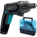 Cecotec CecoRaptor Perfect Work Cordless Screwdriver, 4 V and 1500 mAh, Rechargeable via USB, Idle Speed of 200 rpm, Maximum Torque of 4 Nm with 6+1 Positions, Light and 60 Minutes Running Time