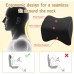 GZCZCC Neck Pillow Car Headrest Soft Car Neck Pillow Headrest for Adults Headrest Car Adult Memory Foam Neck Pillow Neck Pillow Car Headrest Pillow for Driver (Black)