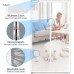 Magnetic Fly Screen Balcony Door, 140 x 240 cm, Stronger Magnets, Fly Screen Door, 3.8 cm Wide Velcro Tape, Fly Screen Doors, No Drilling, Insect Protection Balcony Door, for Balcony Door/Patio Door,