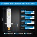 D-Lumina H1 LED Canbus Bulb, 100W 16000LM 6500K 400% Mini High and Low Beam Super Bright, 1:1 Design Replacement Halogen Lamp, Non-Polarity, Plug and Play, 2 Pieces