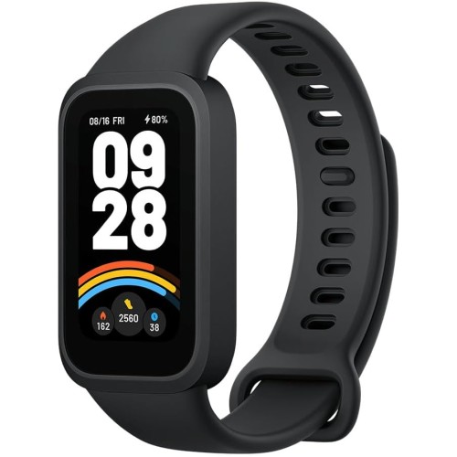 XIAOMI Smart Band 9 Active Black - 1.47 Inch TFT, 450 Nits, 18 Day Battery, 50 Sports Modes, SPO₂ Sensor, 5ATM Waterproof