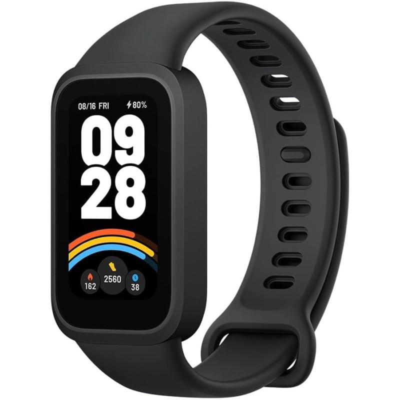 XIAOMI Smart Band 9 Active Black - 1.47 Inch TFT, 450 Nits, 18 Day Battery, 50 Sports Modes, SPO₂ Sensor, 5ATM Waterproof