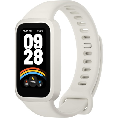 XIAOMI Smart Band 9 Active White - 1,47-инчов TFT дисплей, батерия с 18-дневна автономност, 50 спортни режима, SPO₂ сензор, водоустойчив до 5ATM