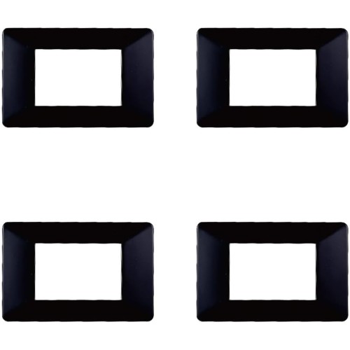 Compatible ViMAR Plana, plastic plates set, 4 pieces, 3 places for replacing existing plates - fits perfectly on the original holder