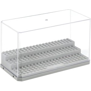 Lassuzie Acrylic Display Case, Construction Kit, Display Box, Dustproof Protective Display Case for Mini Figures, Brick Block, Action Figures, Blocks, Storage Display (A)