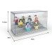 Lassuzie Acrylic Display Case, Construction Kit, Display Box, Dustproof Protective Display Case for Mini Figures, Brick Block, Action Figures, Blocks, Storage Display (A)