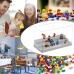 Lassuzie Acrylic Display Case, Construction Kit, Display Box, Dustproof Protective Display Case for Mini Figures, Brick Block, Action Figures, Blocks, Storage Display (A)