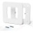 Wall Plate for Box 503, Adaptation Plate WiFi Thermostat, Tado, Box Cover for Box 503, 12 cm x 12 cm