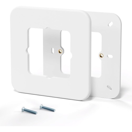 Wall Plate for Box 503, Adaptation Plate WiFi Thermostat, Tado, Box Cover for Box 503, 12 cm x 12 cm