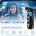 RUTIDA Alcohol Tester, Police Accurate Alcohol Meter with 14 Mouthpieces, Professional Alcohol Tester with Digital Blue LCD Display and Semiconductor Sensor Technology
