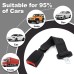 2 Piece Car Accessories Compatible with 95% of Cars (Black)