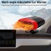 Qidoe 200 W Car Heater 12 V: Portable Battery Car Heater Fan 12 Volt Auxiliary Heater Defogger Timer Window Heater Fan Car Heater with Cigarette Lighter for Camping Truck Motorhome Cars