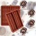 Chocolate Mould Silicone Deep, Pack of 2 Silicone Moulds, Chocolate Dubai Chocolate Mould, Deep Chocolate Bar Mould for Chocolate, Chocolate, Sweets