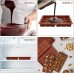 Chocolate Mould Silicone Deep, Pack of 2 Silicone Moulds, Chocolate Dubai Chocolate Mould, Deep Chocolate Bar Mould for Chocolate, Chocolate, Sweets