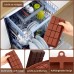 Chocolate Mould Silicone Deep, Pack of 2 Silicone Moulds, Chocolate Dubai Chocolate Mould, Deep Chocolate Bar Mould for Chocolate, Chocolate, Sweets