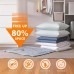 GRIFEMA Pack of 6 Vacuum Bags 70 x 50 cm - Space Saving for Bedding, Duvets, Blankets and Travel, Reusable Vacuum Bags for Clothes, GH83-5