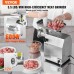 VEVOR Electric Meat Grinder Sausage Filler with 2.49 kg/min Capacity, Blade & Grinding Plate - Stainless Steel Sausage Machine for Kitchen, Restaurant, Butcher Shop