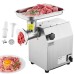 VEVOR Electric Meat Grinder Sausage Filler with 2.49 kg/min Capacity, Blade & Grinding Plate - Stainless Steel Sausage Machine for Kitchen, Restaurant, Butcher Shop