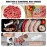 VEVOR Electric Meat Grinder Sausage Filler with 2.49 kg/min Capacity, Blade & Grinding Plate - Stainless Steel Sausage Machine for Kitchen, Restaurant, Butcher Shop