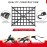 NEWFUN Luggage Net for Pickup Trucks, 106 x 127 cm Net for Trailers, Load Securing Net, Heavy Duty Cargo Area Net for Load Securing, Luggage Net Car for Truck Load, Trailer, Trunk, SUVs