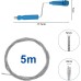 Fervalyna Pipe Cleaning Spiral, Drain Cleaner, Spiral Drain Cleaner, Pipe Cleaner Spiral for Drain Cleaning, Cleaning Spiral Drain (5 m, Diameter 5 mm)