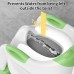 Children's Toilet Seat with Stairs, Upgraded Toilet Attachment for Children for Boys and Girls, 2-in-1 Toilet Trainer with Stairs, Height Adjustable, Comfortable Safe Toilet Seats (Green Three Stairs)