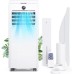 Portable Air Conditioner 7000BTU with Cooling, Ventilation and Dehumidification Mode, 2 Control Modes, Installation Kit, Digital Display, for Home