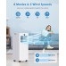 Portable Air Conditioner 7000BTU with Cooling, Ventilation and Dehumidification Mode, 2 Control Modes, Installation Kit, Digital Display, for Home