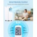 Portable Air Conditioner 7000BTU with Cooling, Ventilation and Dehumidification Mode, 2 Control Modes, Installation Kit, Digital Display, for Home