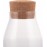 Villa d'Este Home Tivoli 1996 Victionary 1.2L Borosilicate Glass Water Bottle with Cork Stopper