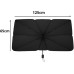 125 x 65 cm Folding Car Windscreen Parasol Sun Shade with UV Protection and Heat