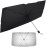 125 x 65 cm Folding Car Windscreen Parasol Sun Shade with UV Protection and Heat